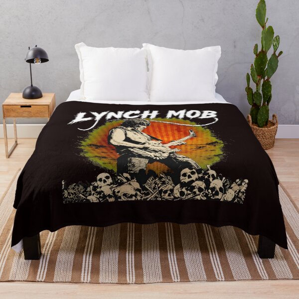 Item preview, Lynch Mob Distressed Guitarist Skulls Rock designed and sold by ASTRAXO.
