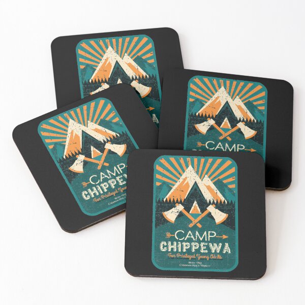 Item preview, Retro Summer Forest Camp Adventure Badge designed and sold by DannyJHonak.