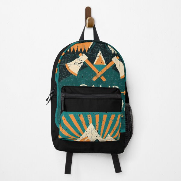 Item preview, Retro Summer Forest Camp Adventure Badge designed and sold by DannyJHonak.