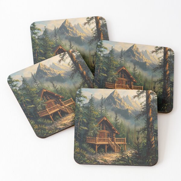 Item preview, Outdoorsy Cabin - Golden Mountain Retreat designed and sold by scicilysimonee.
