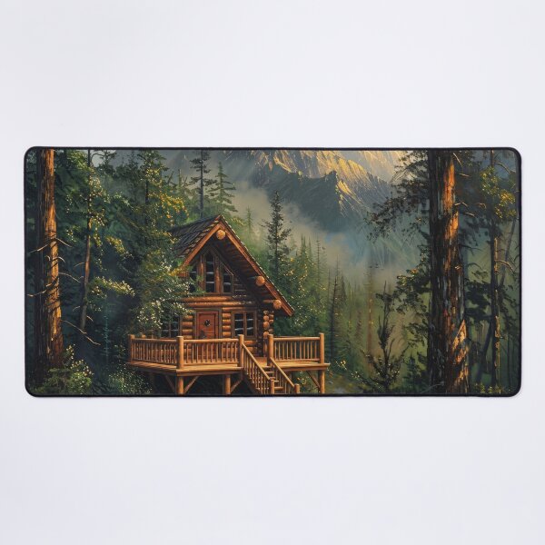 Item preview, Outdoorsy Cabin - Golden Mountain Retreat designed and sold by scicilysimonee.