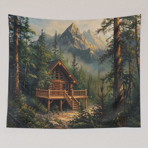 Item preview, Outdoorsy Cabin - Golden Mountain Retreat designed and sold by scicilysimonee.