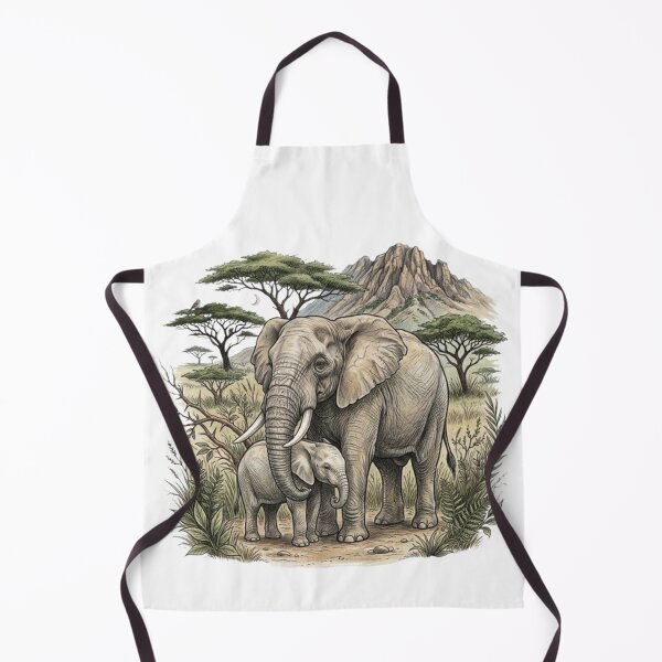 Item preview, African Elephant & Flora Safari designed and sold by CHRIST5000.