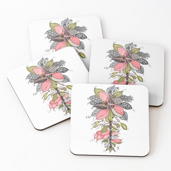 Item preview, Whimsical Botanical Zentangle Bloom – Hand Drawn designed and sold by LorieFossaArt.
