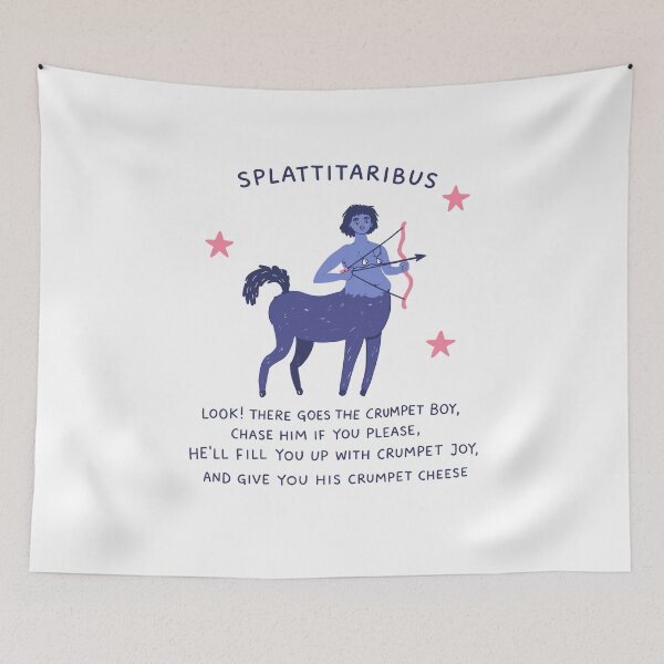 Item preview, Splattitaribus The Crumpet Boy Centaur Poster designed and sold by Matinez Pink.