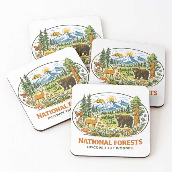 Item preview, National Forests Discover The Wonder Poster designed and sold by Matinez Pink.
