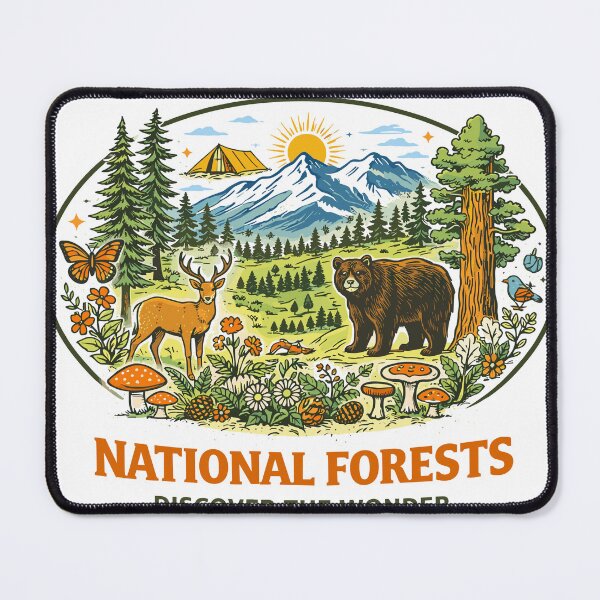 Item preview, National Forests Discover The Wonder Poster designed and sold by Matinez Pink.