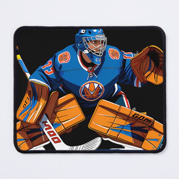 Item preview, Anime Ice Hockey Goalie Blue designed and sold by mostaphaben.