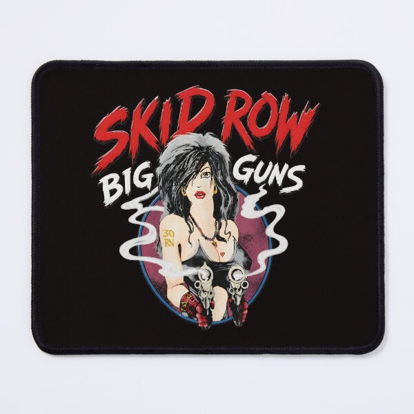 Item preview, Skid Row Big Guns Retro Rock Band Art designed and sold by Pocket-Pixel.