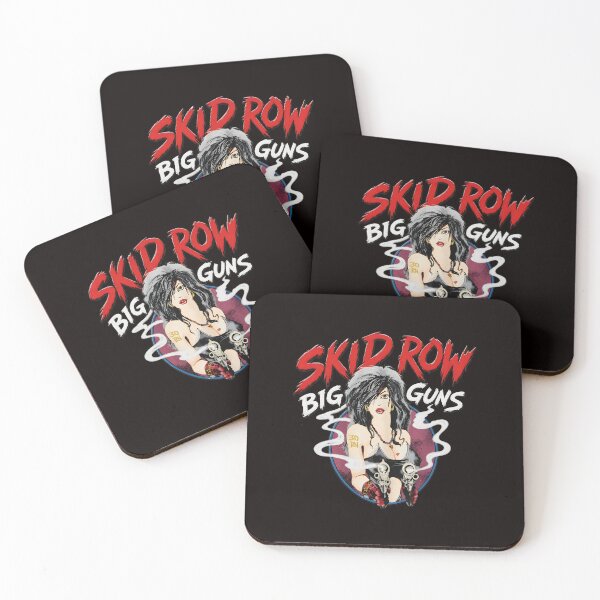 Item preview, Skid Row Big Guns Retro Rock Band Art designed and sold by Pocket-Pixel.