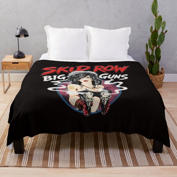 Item preview, Skid Row Big Guns Retro Rock Band Art designed and sold by Pocket-Pixel.