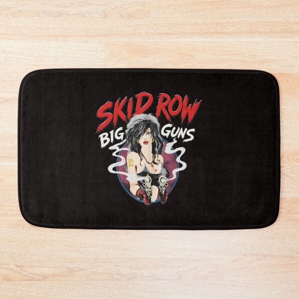 Item preview, Skid Row Big Guns Retro Rock Band Art designed and sold by Pocket-Pixel.