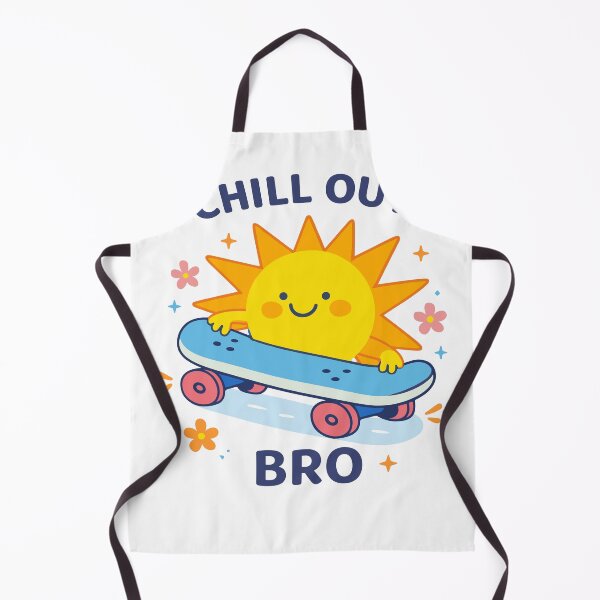Item preview, Chill Out Bro Skateboarding Sun Poster designed and sold by Matinez Pink.