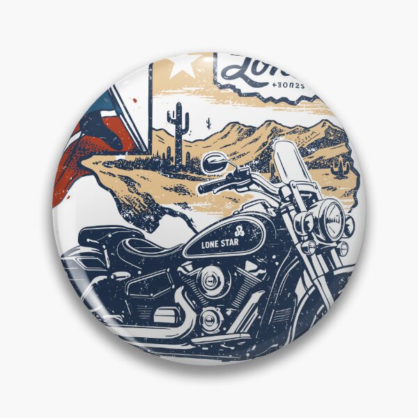 Item preview, Conquer The Road Texas Lone Star Motorcycle Poster designed and sold by Matinez Pink.