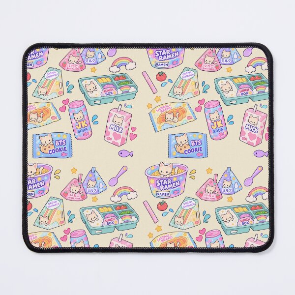 Item preview, Cute Mini Cats and Kawaii Snacks – Pastel Cat Food Sticker Collection designed and sold by StickerJas.