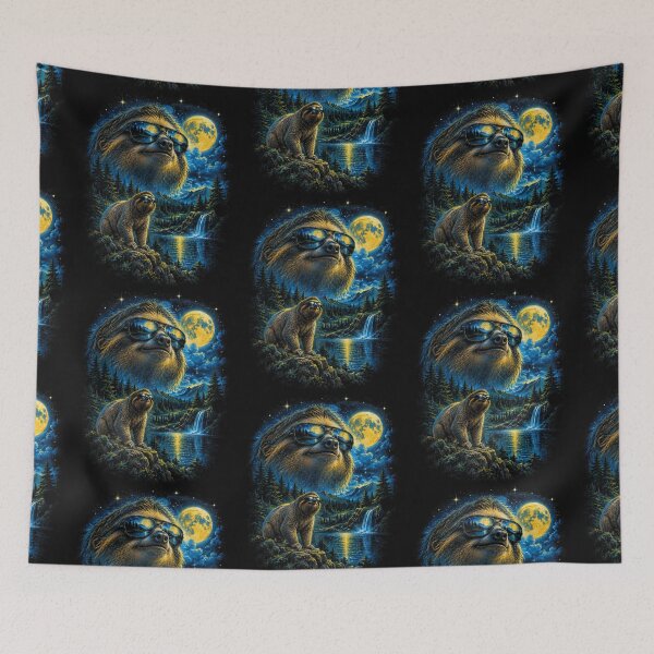 Item preview, Sloth with sunglasses 90s wildlife designed and sold by aponwao.