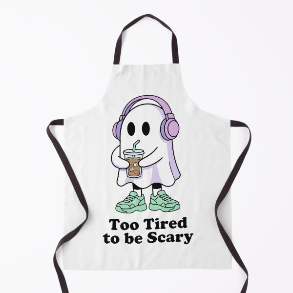 Item preview, Streetwear Ghost Iced Coffee Too Tired To Be Scary Funny designed and sold by WorldShop17.
