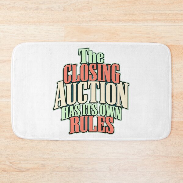 Item preview, Closing Auction Rules Bold Market Typography designed and sold by Bikivuno.