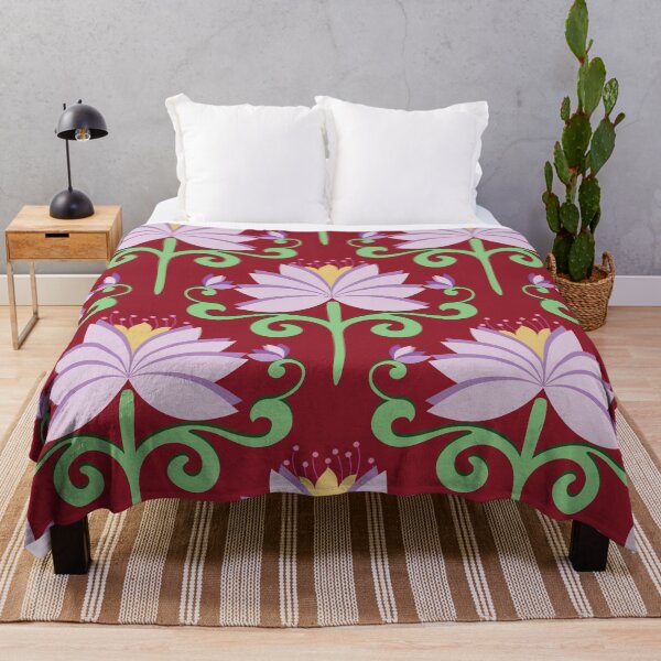 Item preview, Retro Lotus Flower Seamless Pattern Vector Background designed and sold by PowerAntShop.