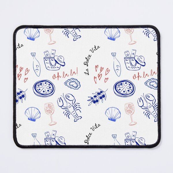 Item preview, La Dolce Vita White Print designed and sold by The Lady Goblin's Goods.