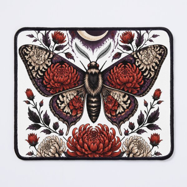 Artikelvorschau, Moonlit Floral Moth entworfen und verkauft von Arbolune Studio.