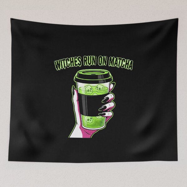 Item preview, Iced Matcha Potion Witches Run On Matcha Cafe Halloween designed and sold by WorldShop17.