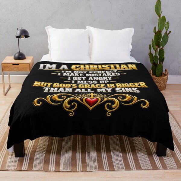 Item preview, I am a Christian I'm Not Perfect designed and sold by ChristianLife.