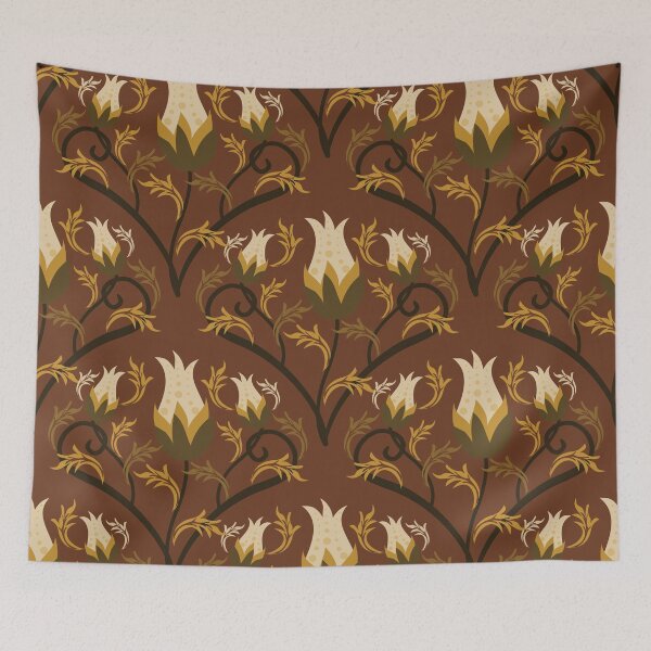 Item preview, Vintage Damask Floral Seamless Pattern Vector Background designed and sold by PowerAntShop.