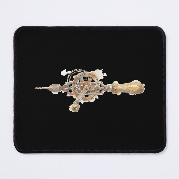 Item preview, Vintage Hand Drill Steampunk Mechanic Gear Art designed and sold by bvdesignart.