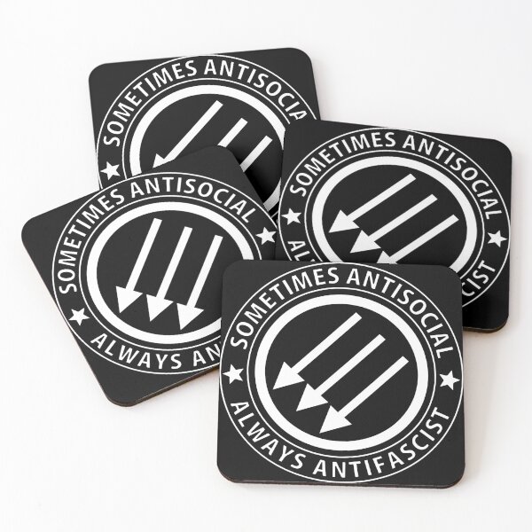 Item preview, Sometimes Antisocial Always Antifascist designed and sold by remerasmachete.