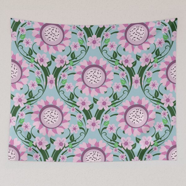 Item preview, Pastel Floral Ornamental Seamless Pattern Vector Background designed and sold by PowerAntShop.