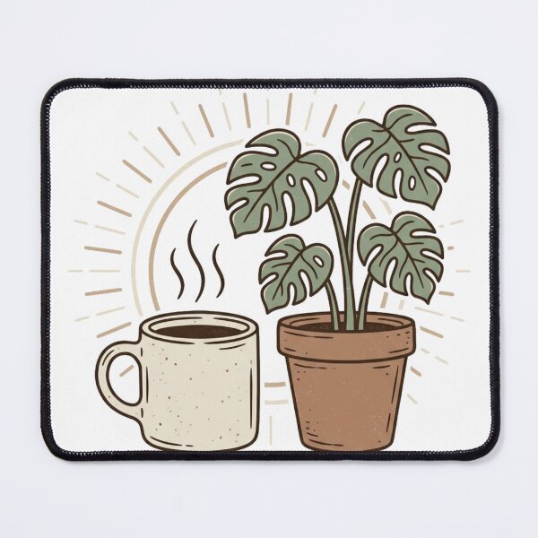 Item preview, Coffee Plant Morning Ritual – Cozy Botanical Coffee Art designed and sold by meghnad.