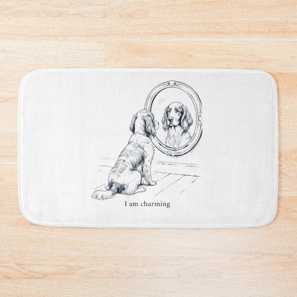 Item preview, Irish Red And White Setter I Am Charming Mirror Meme Dog Lover designed and sold by dian-rody-crest.
