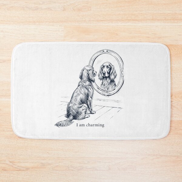 Item preview, Irish Setter I Am Charming Mirror Meme Dog Lover designed and sold by dian-rody-crest.