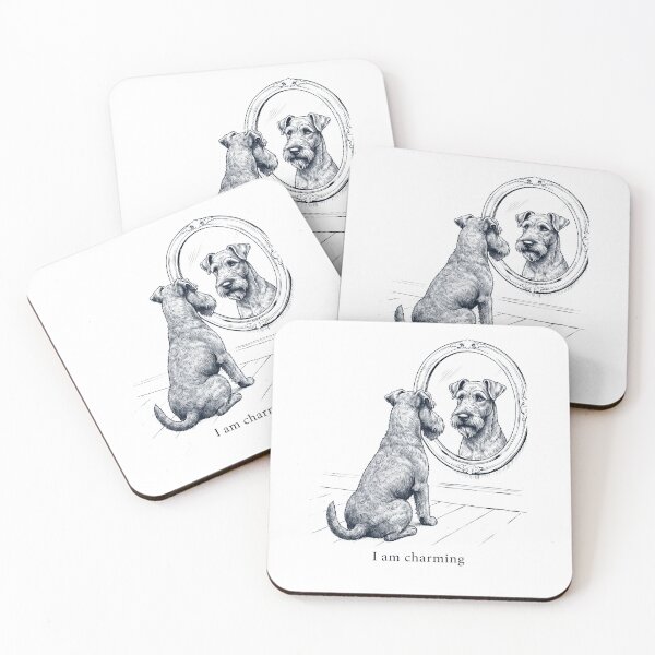 Item preview, Irish Terrier I Am Charming Mirror Meme Dog Lover designed and sold by dian-rody-crest.
