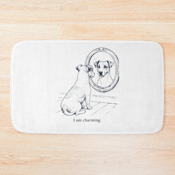 Item preview, Jack Russell Terrier I Am Charming Mirror Meme Dog Lover designed and sold by dian-rody-crest.