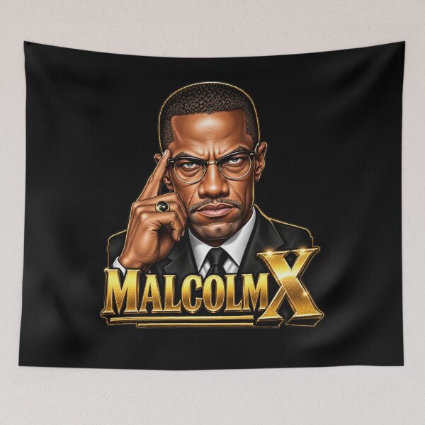 Item preview, Malcolm X: By Any Means Necessary designed and sold by UrbanApparel.