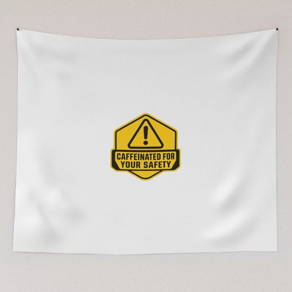 Item preview, Caffeinated For Your Safety Coffee Lover Caffeine Humor Enthusiast designed and sold by JonesFlora2025.