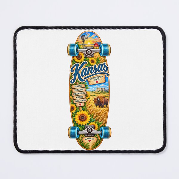 Item preview, Kansas Gen X Skateboard designed and sold by Whimspired By Paxx.