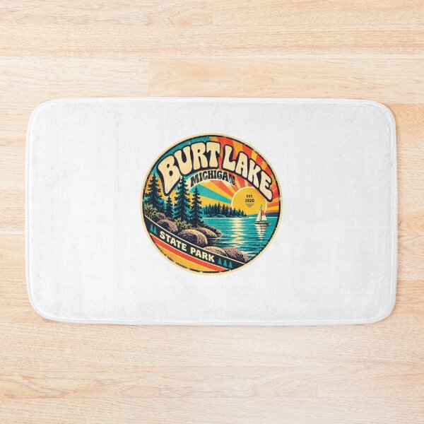 Item preview, Burt Lake Michigan State Park Est. 1920 | Michigan Travel Lake Outdoors Visitor designed and sold by SkeletonsDanger.