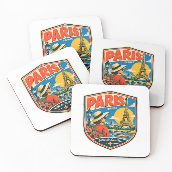 Item preview, Paris France Ville De Lumière European Capital City Traveler Souvenir designed and sold by SkeletonsDanger.