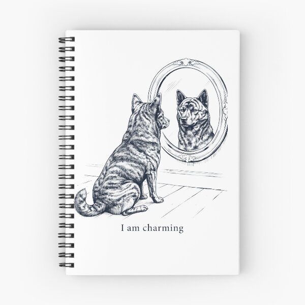 Item preview, Kai Ken I Am Charming Mirror Meme Dog Lover designed and sold by dian-rody-crest.