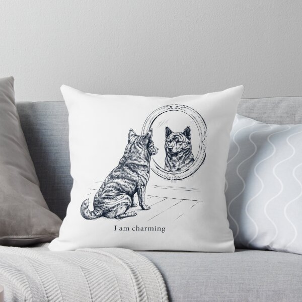 Item preview, Kai Ken I Am Charming Mirror Meme Dog Lover designed and sold by dian-rody-crest.