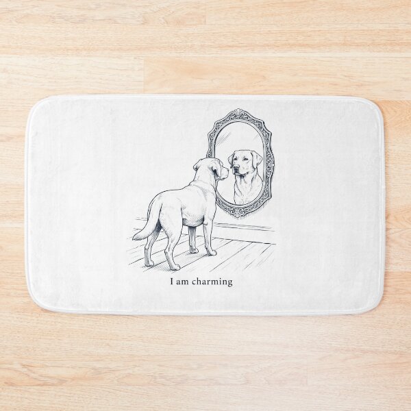 Item preview, Labrador Retriever I Am Charming Mirror Meme Dog Lover designed and sold by dian-rody-crest.