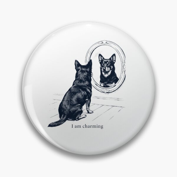 Item preview, Lancashire Heeler I Am Charming Mirror Meme Dog Lover designed and sold by dian-rody-crest.