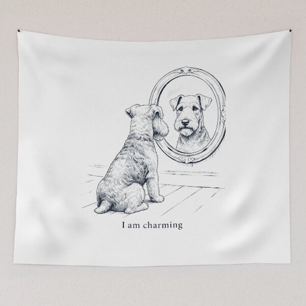 Item preview, Lakeland Terrier I Am Charming Mirror Meme Dog Lover designed and sold by dian-rody-crest.