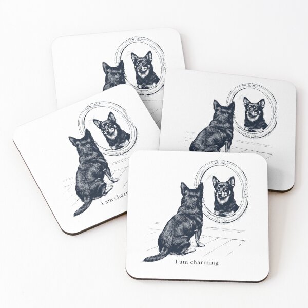 Item preview, Lancashire Heeler I Am Charming Mirror Meme Dog Lover designed and sold by dian-rody-crest.