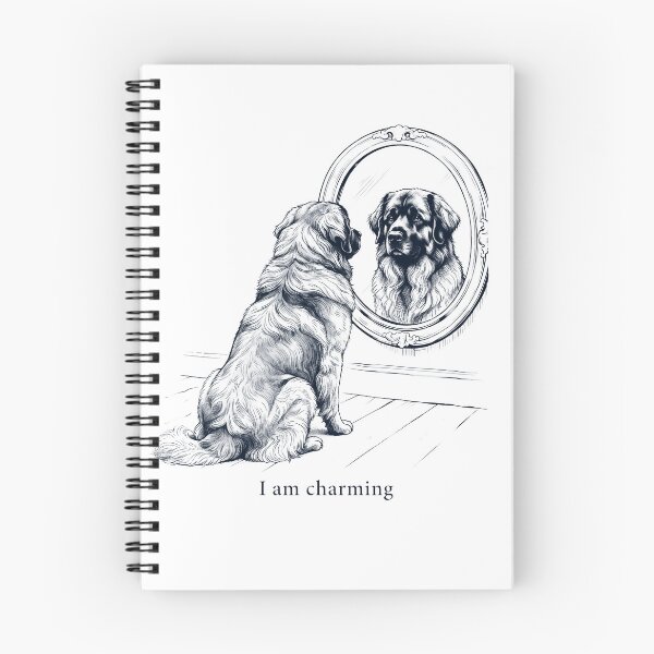 Item preview, Leonberger I Am Charming Mirror Meme Dog Lover designed and sold by dian-rody-crest.