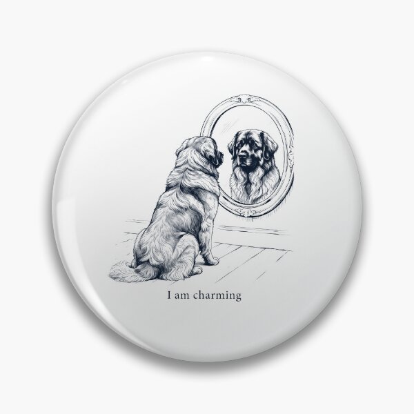 Item preview, Leonberger I Am Charming Mirror Meme Dog Lover designed and sold by dian-rody-crest.