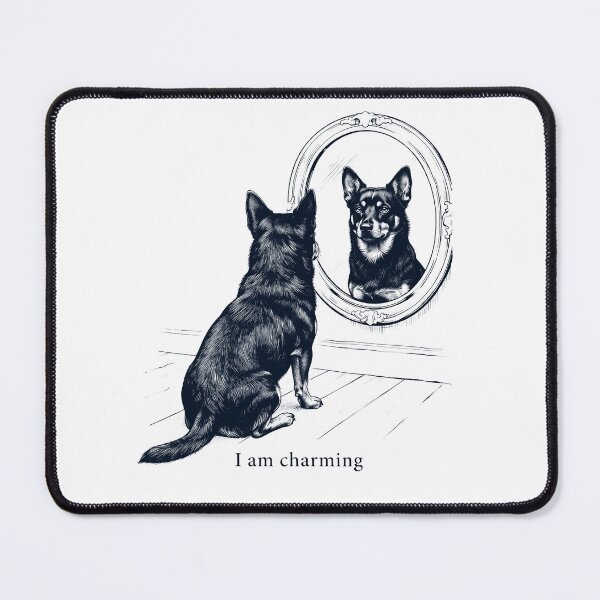 Item preview, Lancashire Heeler I Am Charming Mirror Meme Dog Lover designed and sold by dian-rody-crest.